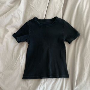 Brandy Melville black fitted t shirt